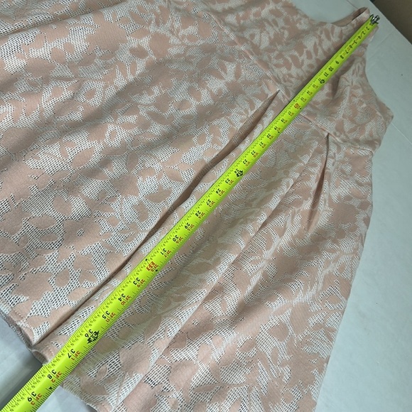 Torrid Light Pink Textured Sleeveless Dress Plus Size 24 | Fit & Flare Zip Back - Picture 10 of 14